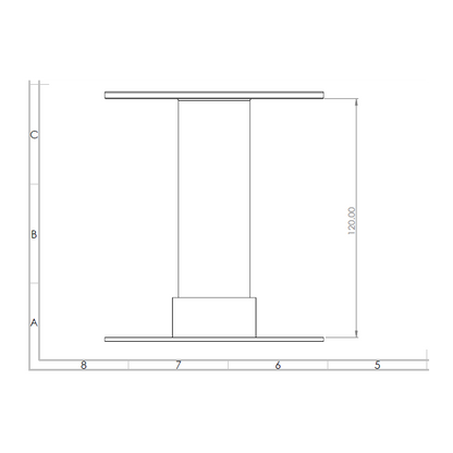 Keg Master Under bench telescopic SS font adaptor